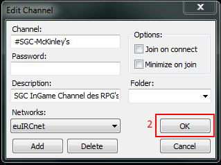 Edit mIRC Channel 
